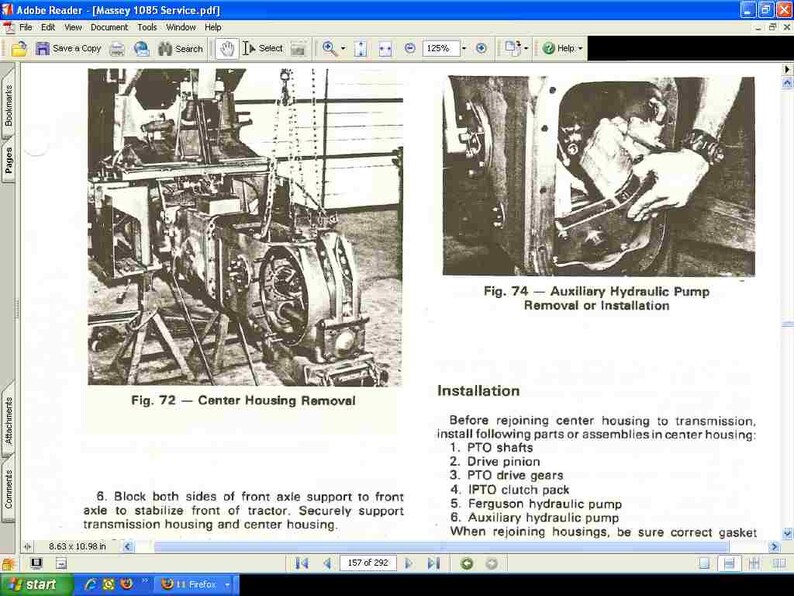 Massey Ferguson MF 1085 Owner Operator’s Manual – Factory Style Reprint, Tractor Equipment Guide