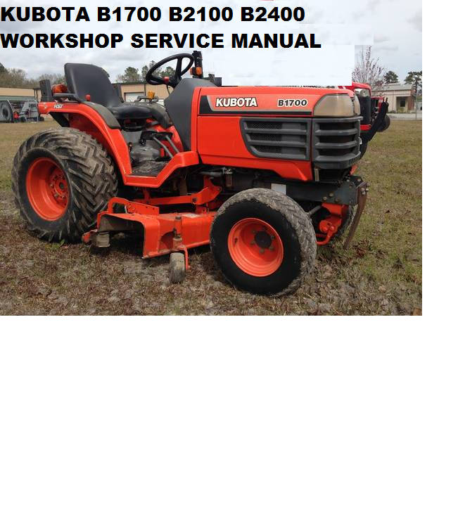 kubota kubota model l2500 tractor parts manual