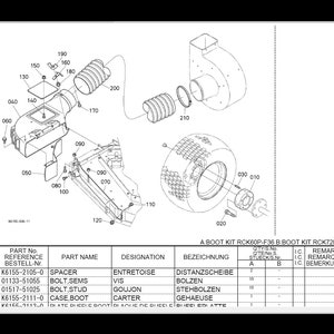 KUBOTA F2880 F3680 Tractor Mower Parts Manual -325pages of Exploded ...