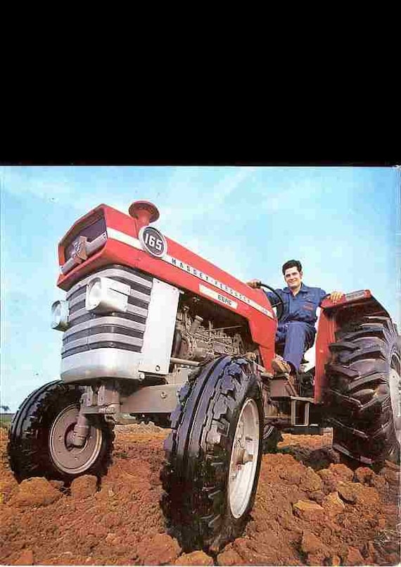 Massey Ferguson 165 Operations And Maintenance Manual For Mf Etsy Uk