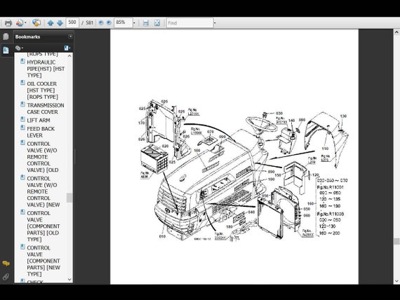 Case Ingersoll Tractor Model 130180 (A954)Parts Catalog