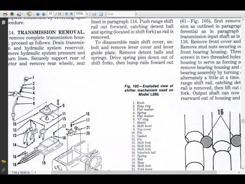 KUBOTA L260 Tractor Service Manual With L260D L260DT L260 DT Set up