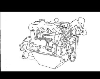 WHITE Engine Manual for 3 4 and 6 Cylinder Diesel Hercules D-1500 D-128-ER D-298-ER D-1700 D-2000 D-2300 D-3000 Service Tuning and Repair