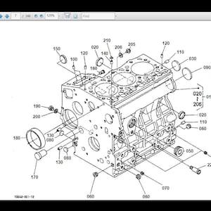 KUBOTA B7510 TRACTOR Parts Manuals 345 Pages w/ Exploded | Etsy