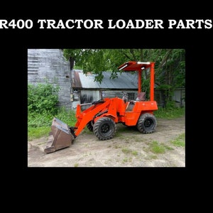 KUBOTA R400 Tractor Loader Parts Manual -285pgs for R 400 Tractors with Exploded Diagrams & Part Lists to aid in Service and Repair