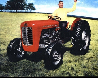 Manuale di officina MASSEY FERGUSON MF35 - 380 pagine con istruzioni per la revisione, la ricostruzione e la riparazione del trattore MF 35
