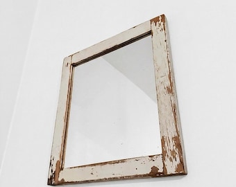 Antique Chippy Farmhouse Mirror