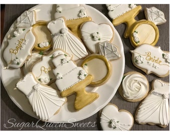 Bridal Shower Cookie Etsy