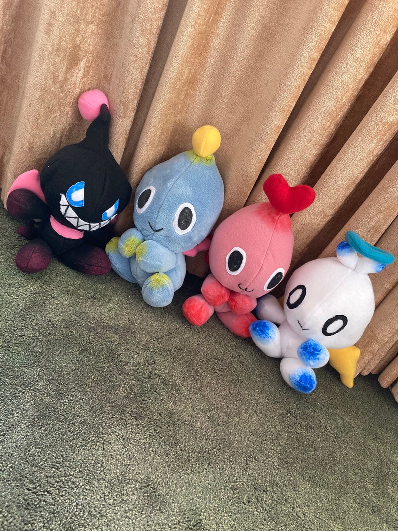 Costum Chao Sonic Plush | Etsy