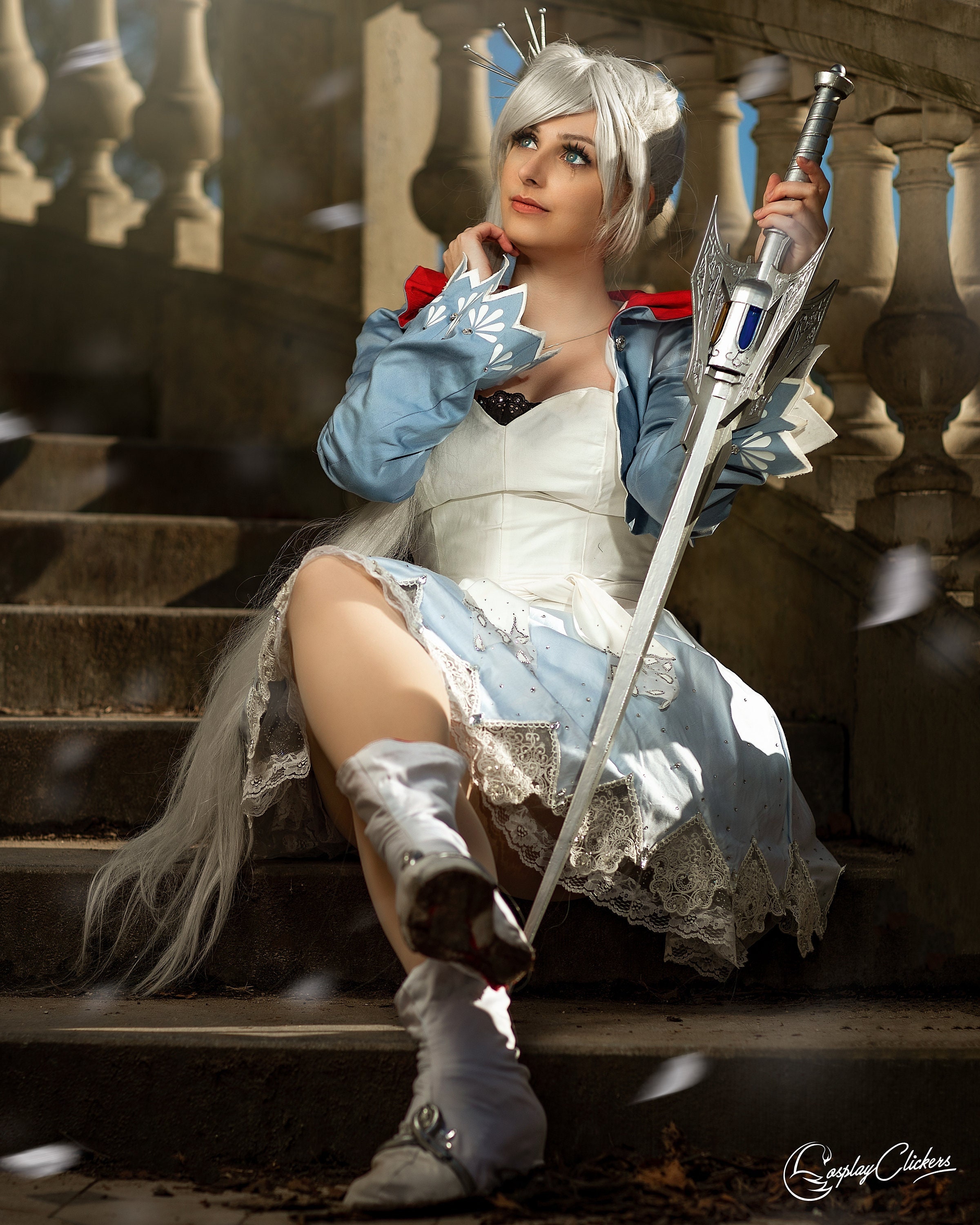 Anime rwby weiss cosplay