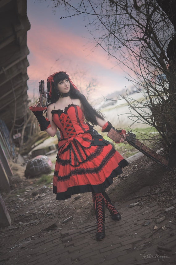 date a live kurumi tokisaki cosplay costume for sale