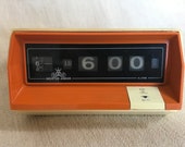 Flip Clock Master Anchor Folding Number Clock Radio Alarm Clock 70s