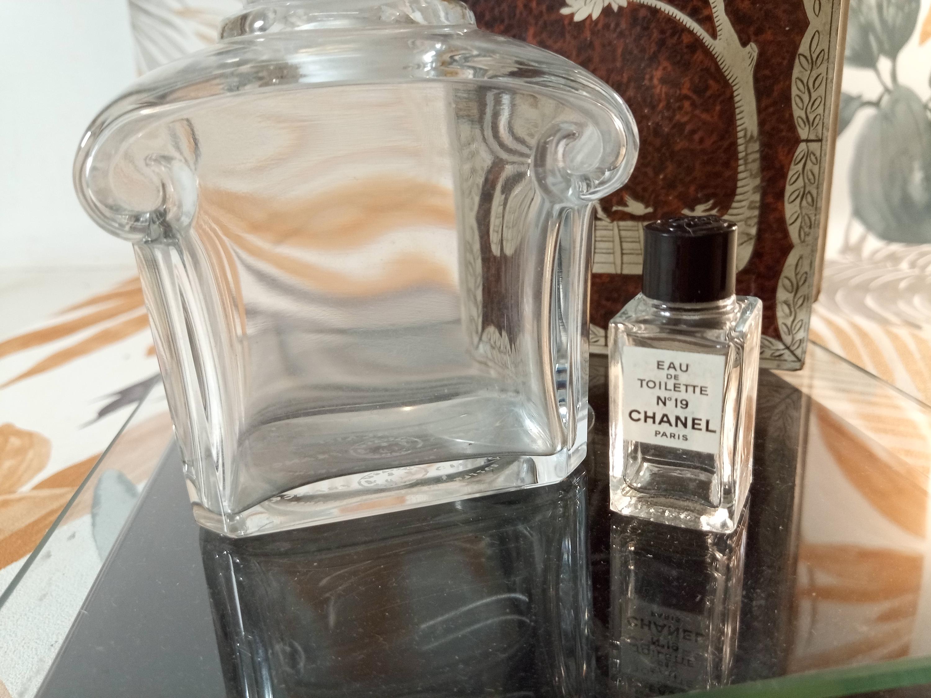 Antique Guerlain Baccarat Perfume Bottle with Guerlain Parquet Box