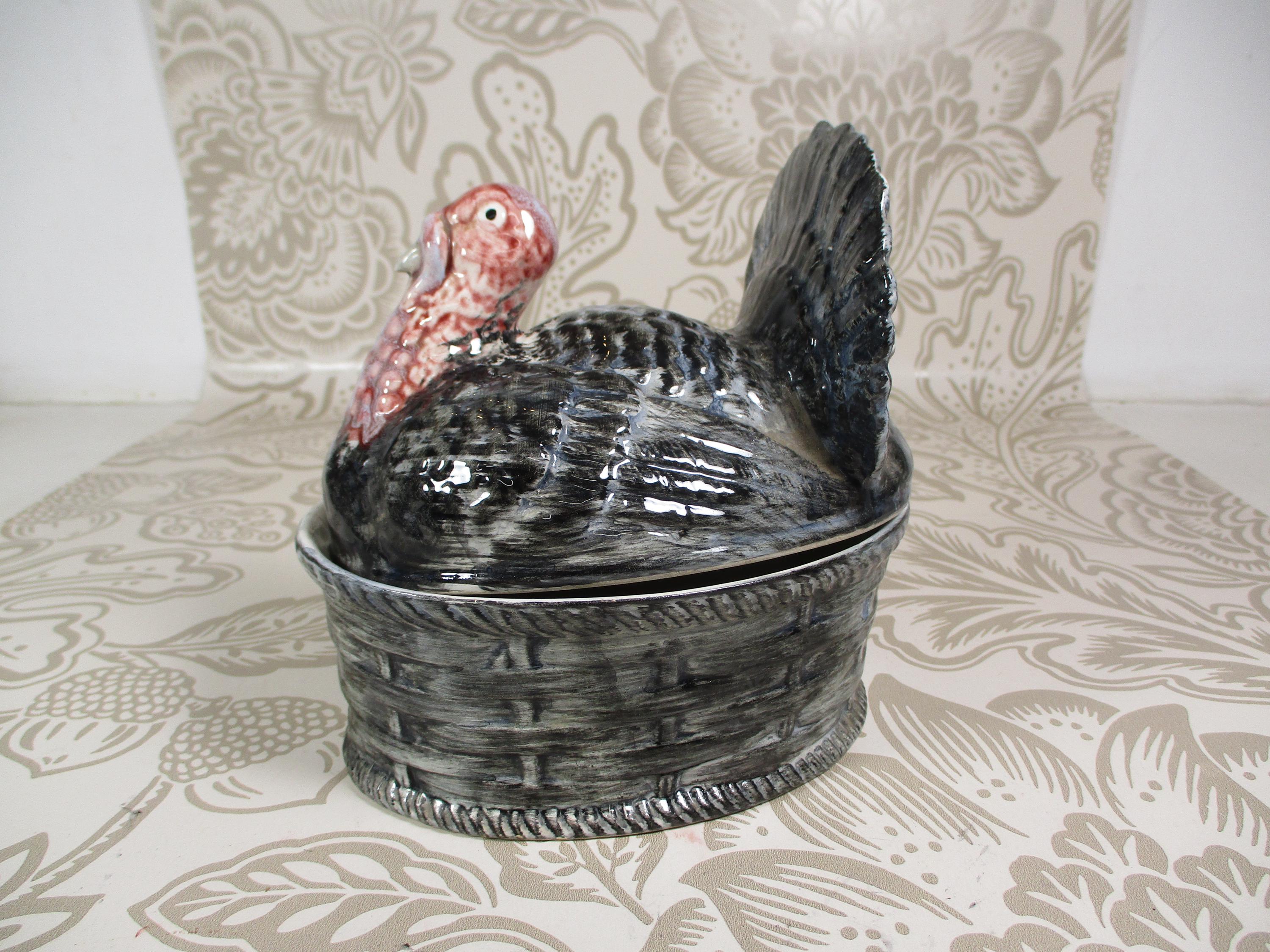 Assiettes de Thanksgiving en mélamine dinde poterie grange