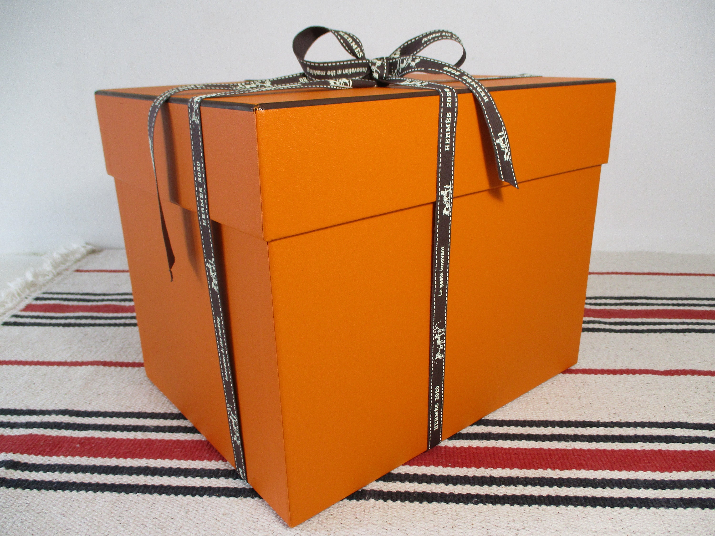 Authentic Large Deep Hermes Box for Hermes Bag With Hermes