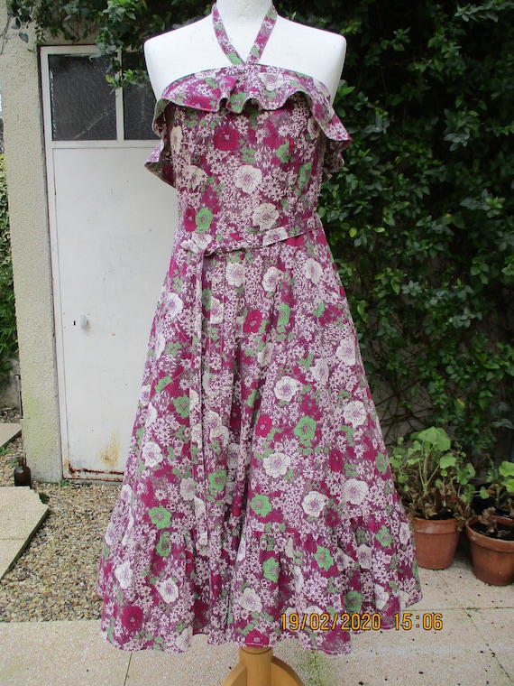 1970s Vintage Style Laura Ashley Archive Dress in