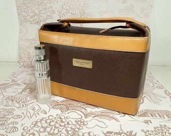 1970s Vintage French Ted Lapidus Train Case/ Toiletry Bag Unisex