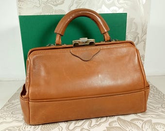 RESERVED RARE 1940s /1950s Vintage French Box Calf Leather