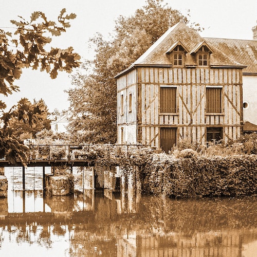 Vintage Luxe LANCEL Train Case Vanity Case avec miroir et clés