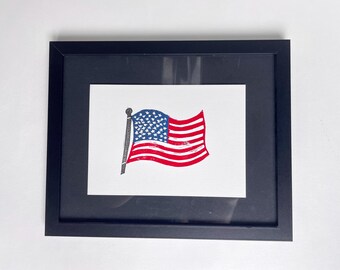 Stars & Stripes original 5x7 print