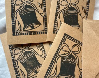 Ensemble de 4 cartes de correspondance et enveloppes Bell
