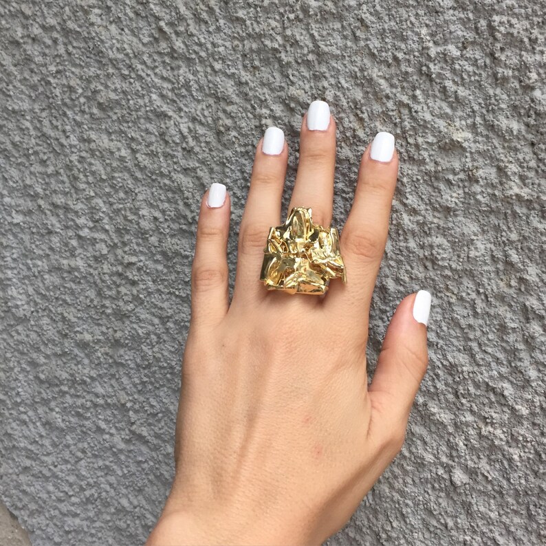 Ring för kulgranatgjutning, justerbar ring, urban stil. bild 8