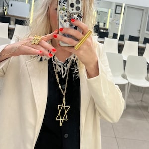 Star of David necklace , Star of David pendant , Jewish jewelry , Holiday Gift.