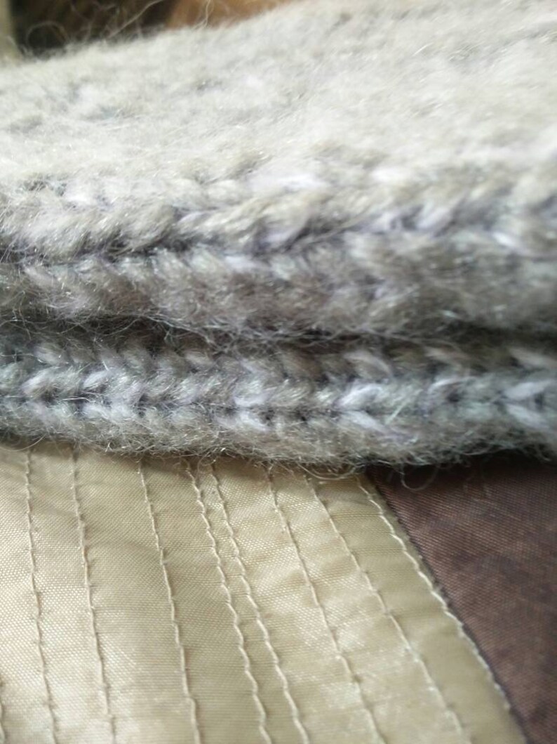 durable bed socks Any sizes.Xl-XXl sizes cozy Grey white Mohair blend socks soft Kozizake. slippers thick