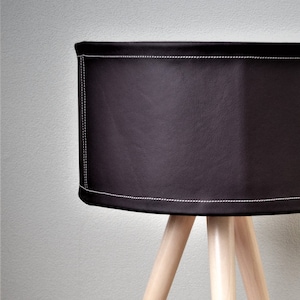Leather Table Lamp / Lampshade