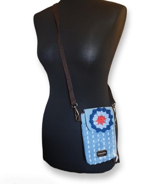 Mini denim purse clearance