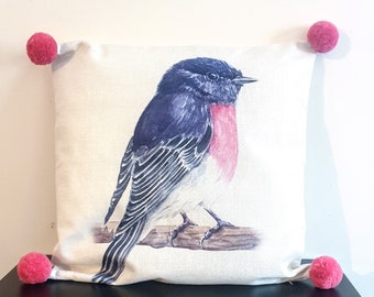 Cushion cover, Bohemian Cushion cover, bird Cushion cover, animal print cushion cover, 45cmx45cm cushion cover