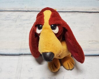 basset hound stuffed animal 90s