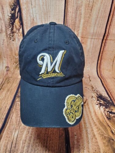 Milwaukee Brewers Adjustable 47 All-Star Black Hat