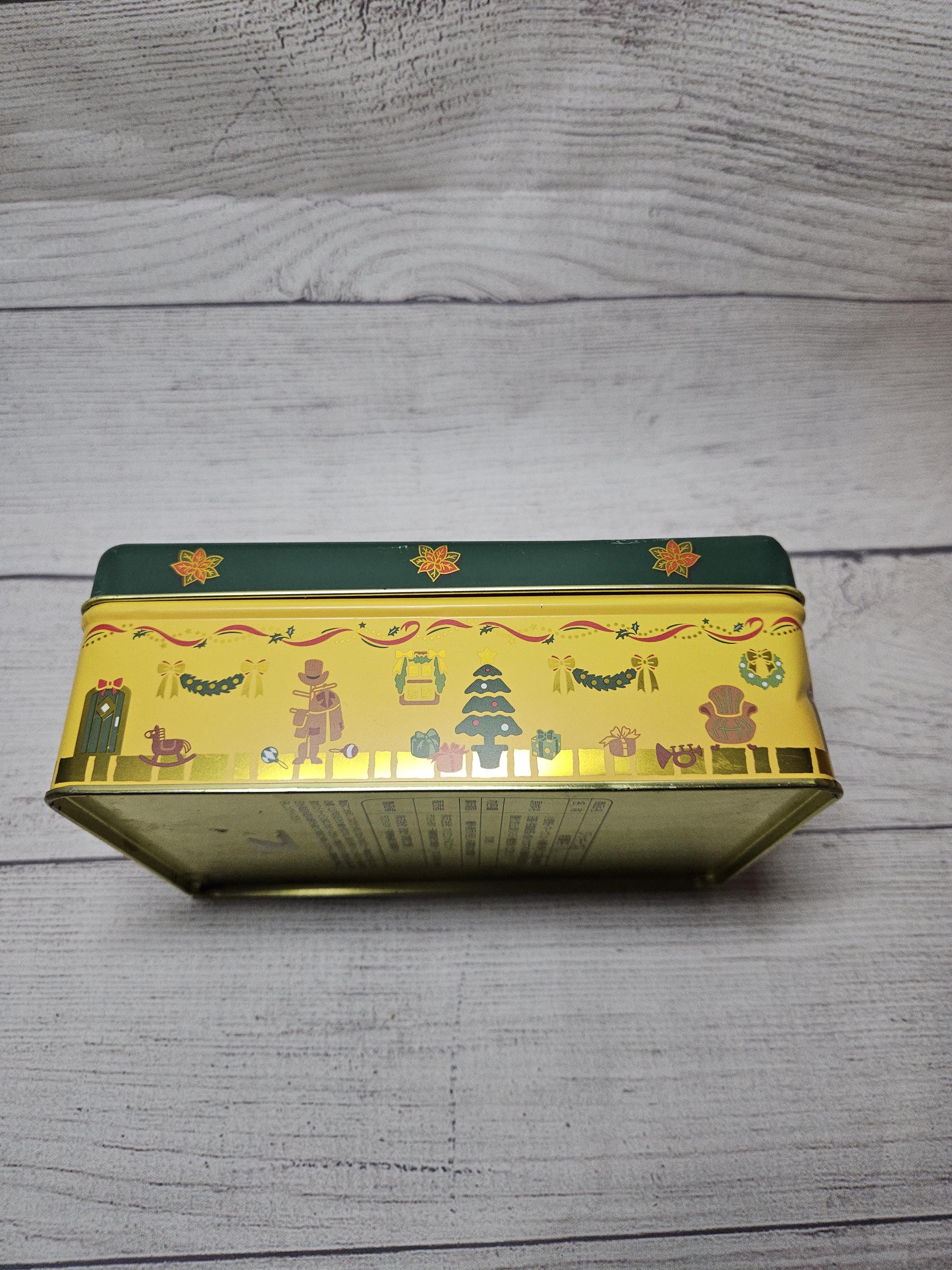 Vintage Tokyo Disneyland Christmas Cookie Tin - Christmas Fantasy