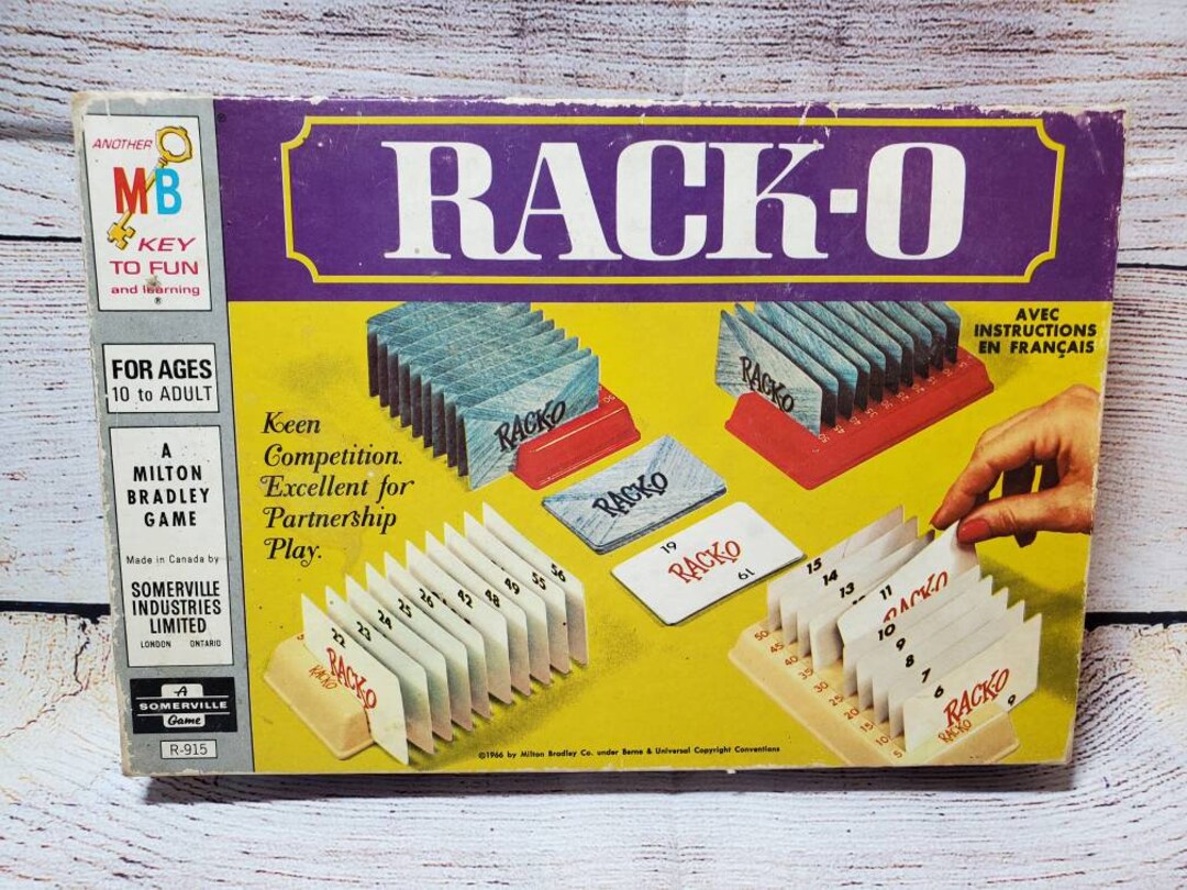 Racko Game 1966 Milton Bradley COMPLETE Game Night Keen Etsy
