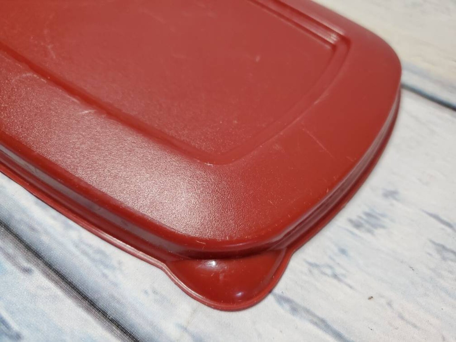 Vintage Rubbermaid Replacement Lid 402B 7 Red Etsy