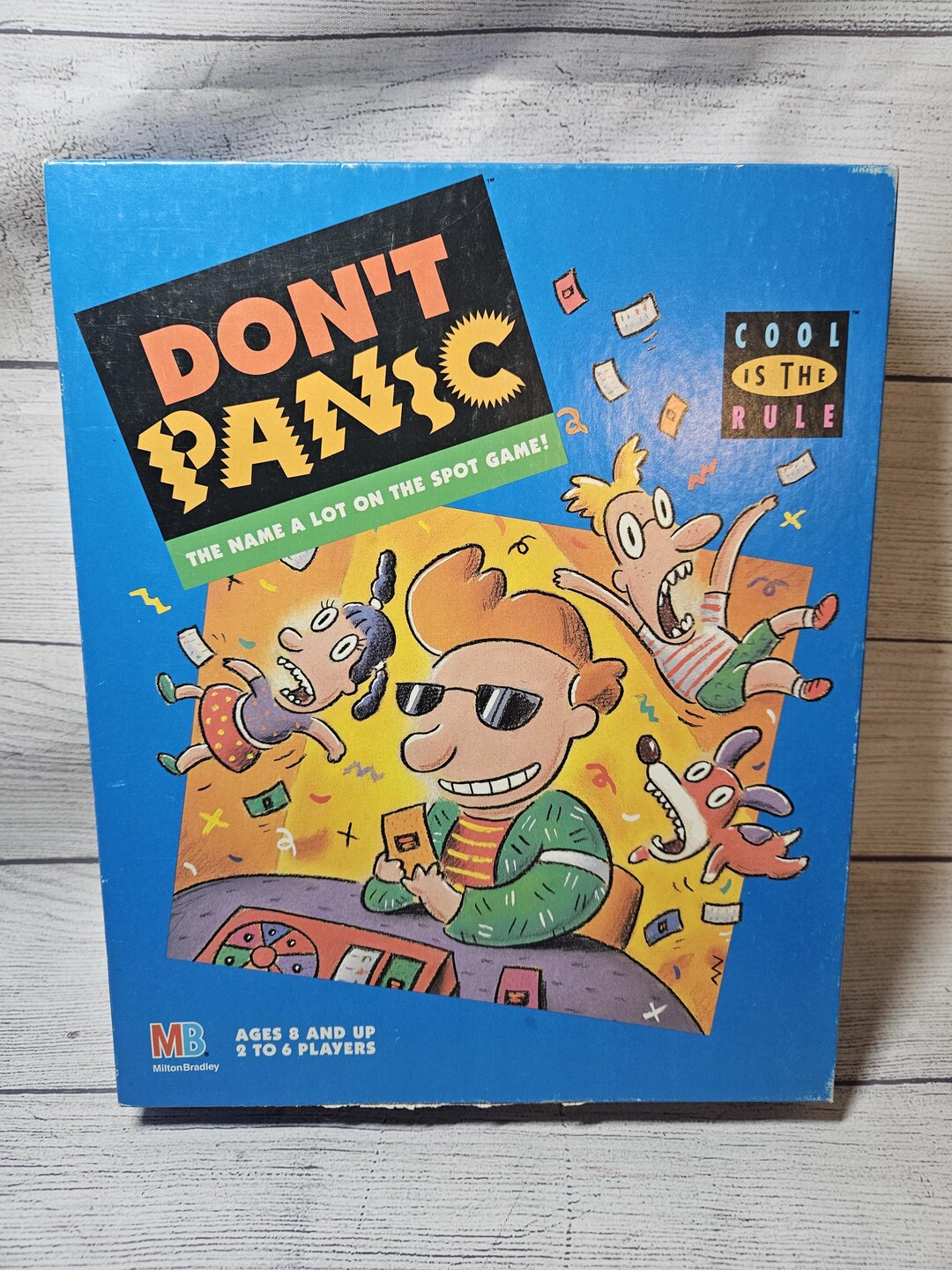 Vintage DON'T PANIC Boardgame by Milton Bradley 1990 COMPLETE! Etsy