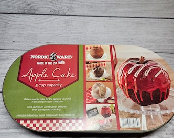 Nordic Ware Apple Cake Pan - NEW - 5 Cups / 1.2 Liters - Made in USA