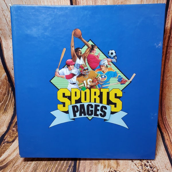 SPORTS PAGES Collectible Binder #5328 - 1991-1993 Newfield Publications - Sports History