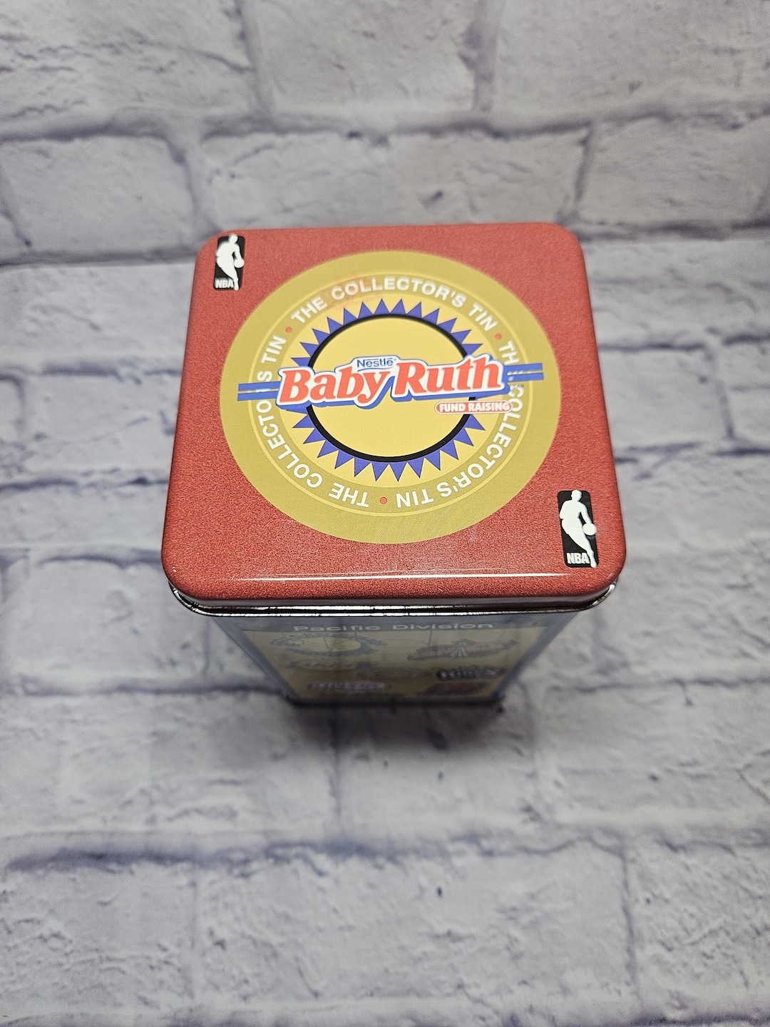 Vintage Nestle Baby Ruth NBA Basketball Collector's Tin 1997 - 8.25 ...