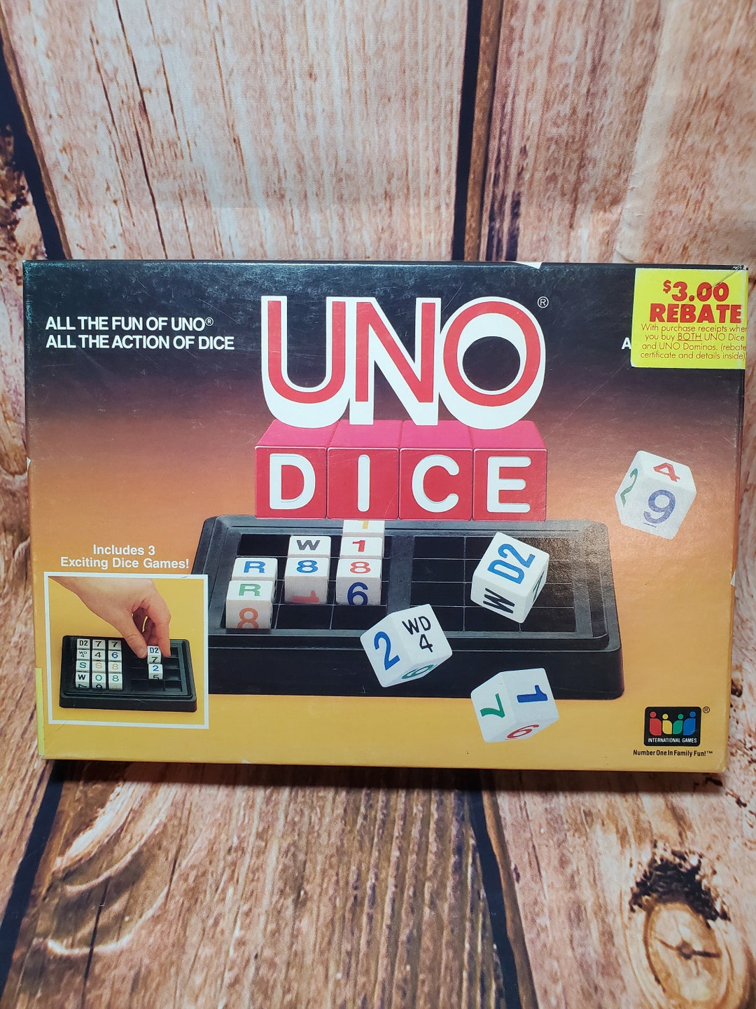 UNO Dice Game From 1987 International Games - COMPLETE - Etsy