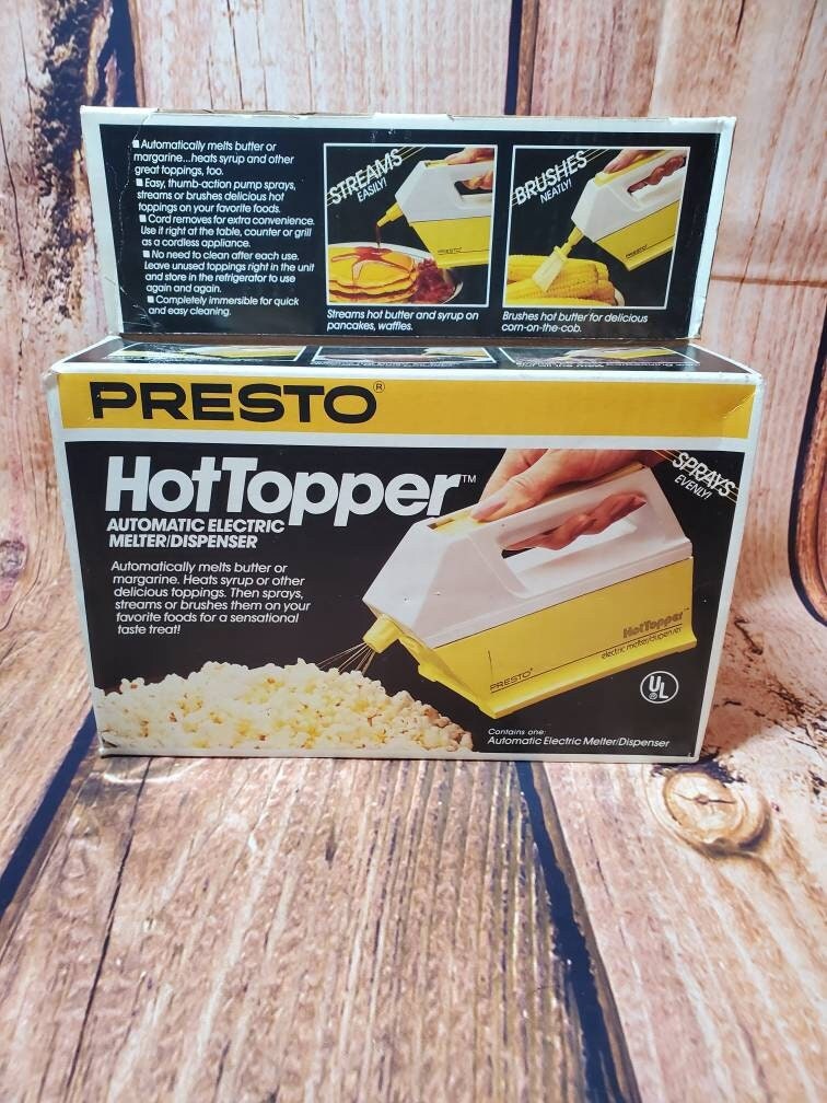 Vintage Presto Hot Topper Automatic Electric Melter Dispenser NEW OLD STOCK  Model 03000 