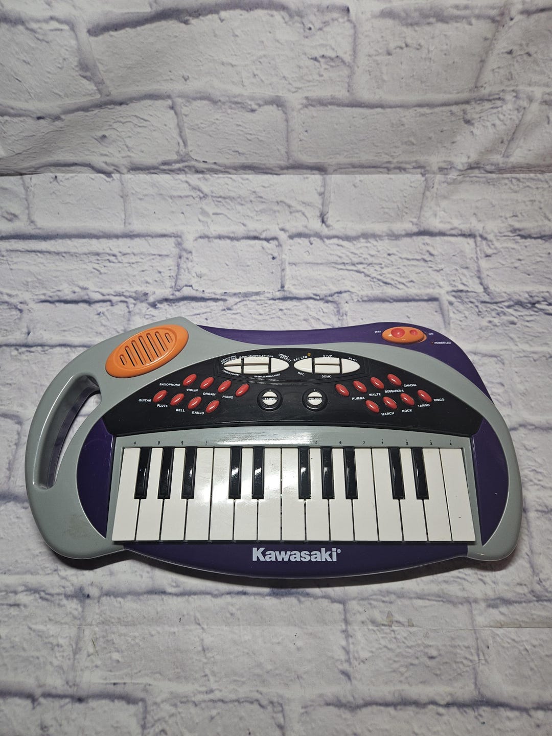 Kawasaki Musical Piano Keyboard W/ 25 Keys - 2002 DSI Toys-purple ...