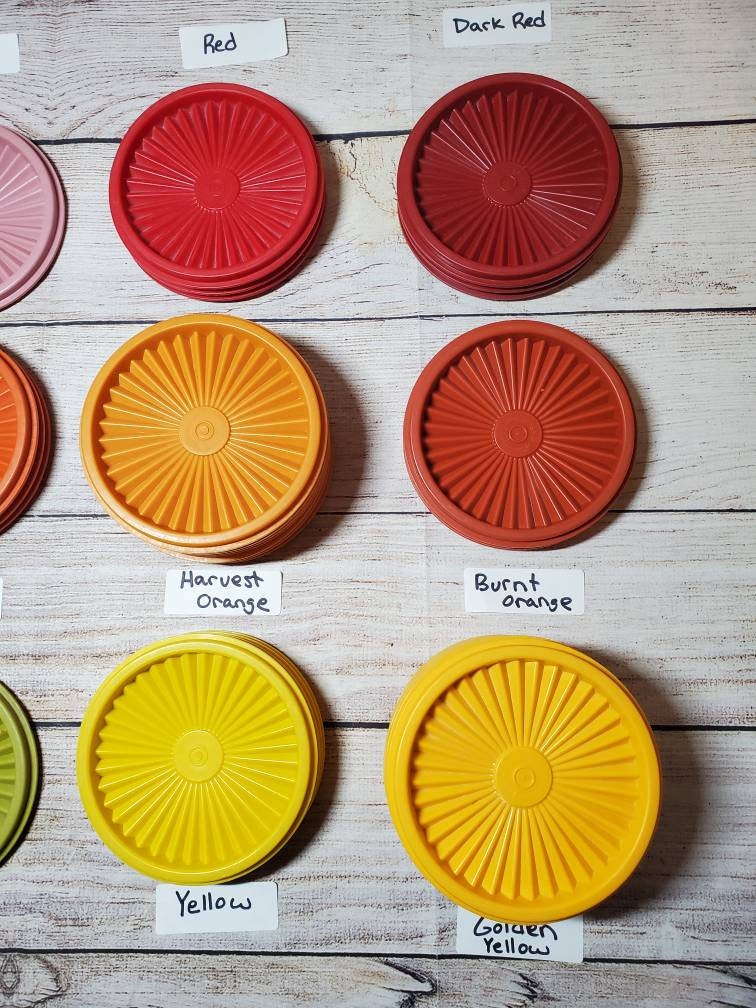 Vintage Tupperware Replacement Lids Choose Your Lid Wide Variety  Ask Me for Help Finding a Lid. READ DESCRIPTION 