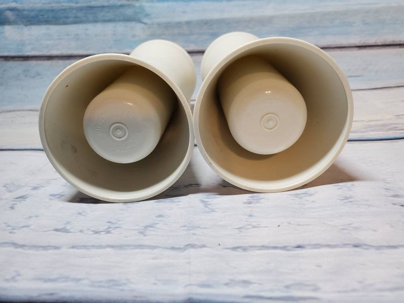 Tupperware Salad Dressing Containers Set of 2 1246 WITH LIDS Etsy