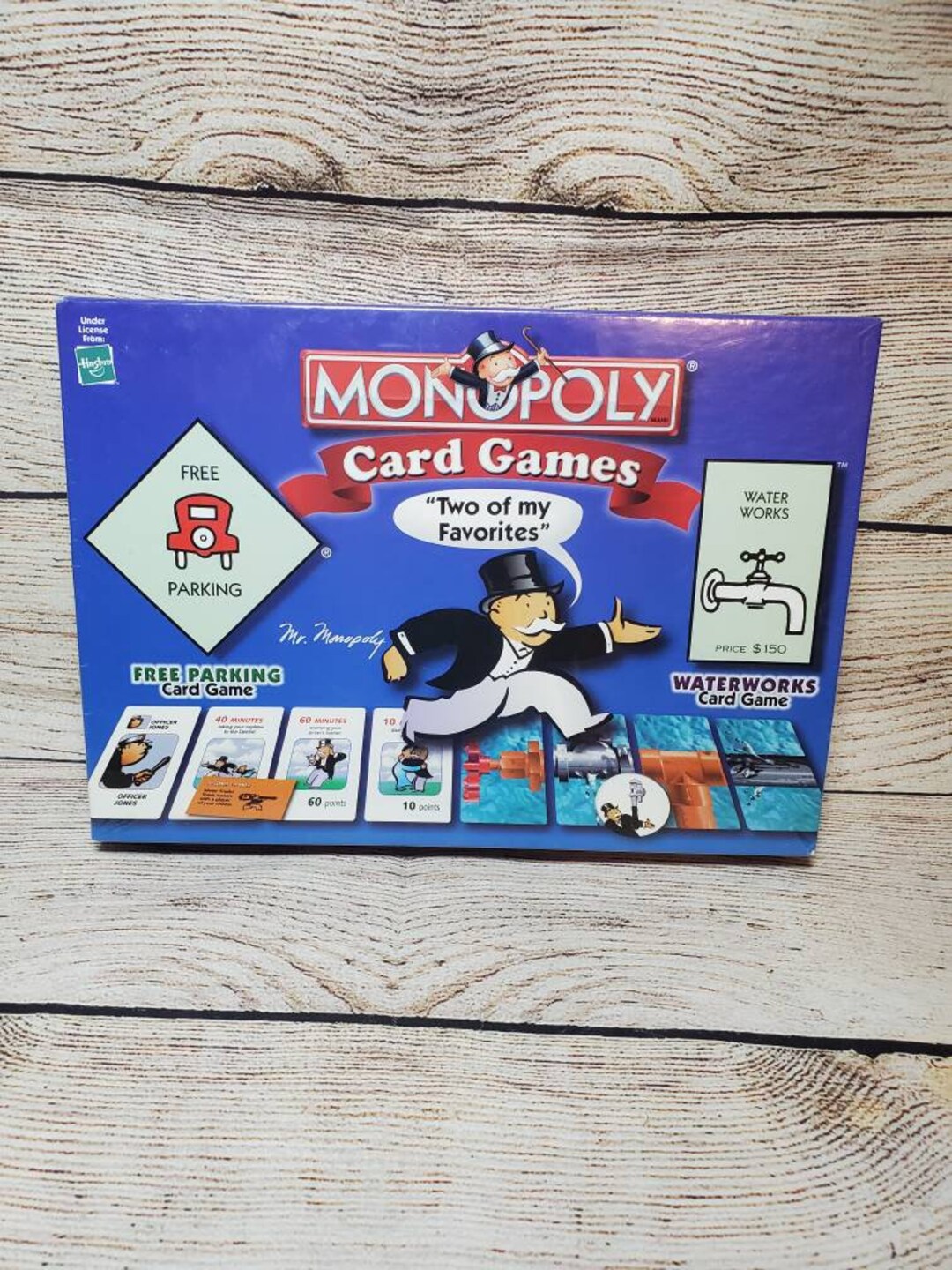 Monopoly Card Games 1999 Hasbro NEW OLD STOCK 2games in 1 Etsy