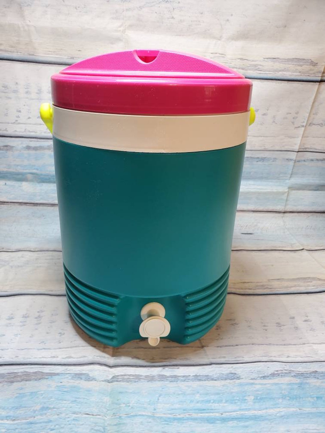 Vintage 1990's Igloo Water Cooler Jug Thermos Pink Etsy