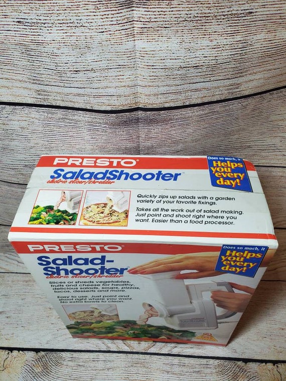 VTG Presto Salad Shooter Electric Slicer Shredder w/2 Blades 02910