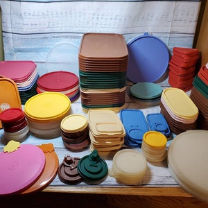 Tupperware Replacement Lids (Listing #2)...READ DESCRIPTION!...Lots of Variety...Various Sizes and Colors 1970s, 1980s, 1990s