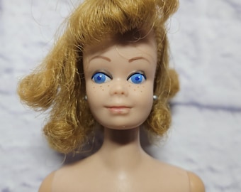 Vintage Mattel Midge Barbie 1962 #860 Red Hair, Blue Eyes DOLL ONLY